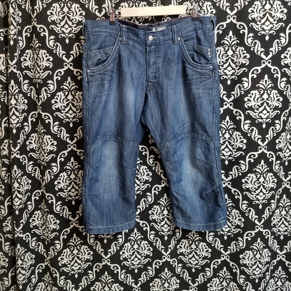h&m denim shorts men